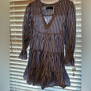 Tuckernuck Pomander Place Blue and White Striped Dress